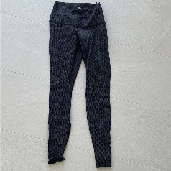 Navy lululemon Patterned Leggings - Picture 1 of 2